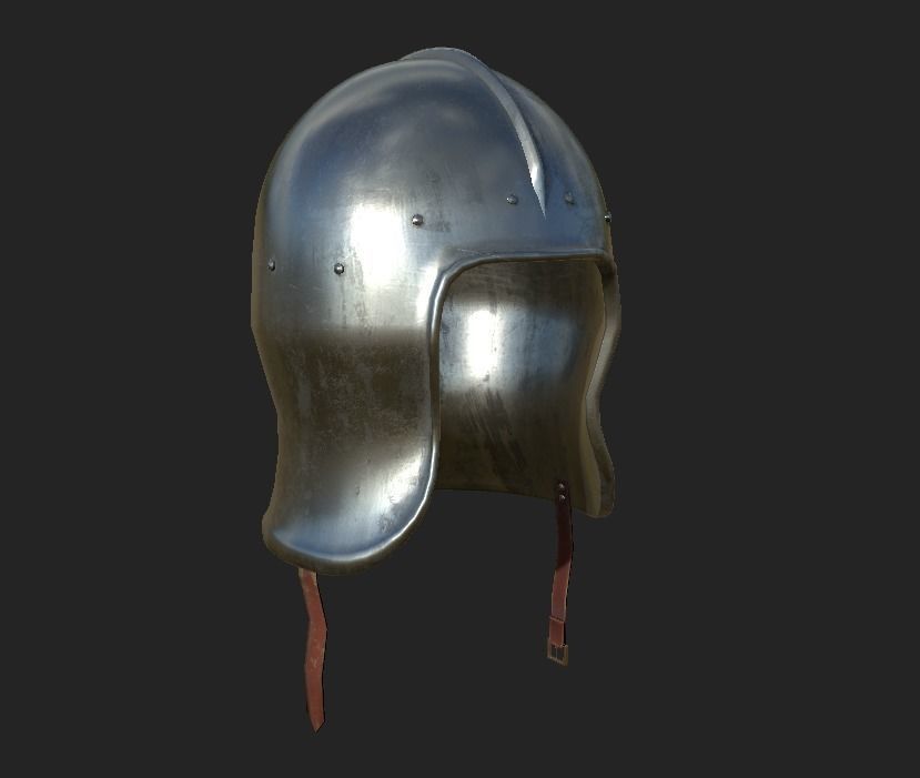 Medieval Helms 3D Model Collection_20