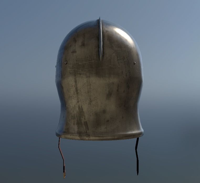 Medieval Helms 3D Model Collection_23