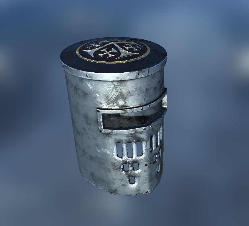 Medieval Helms 3D Model Collection_17