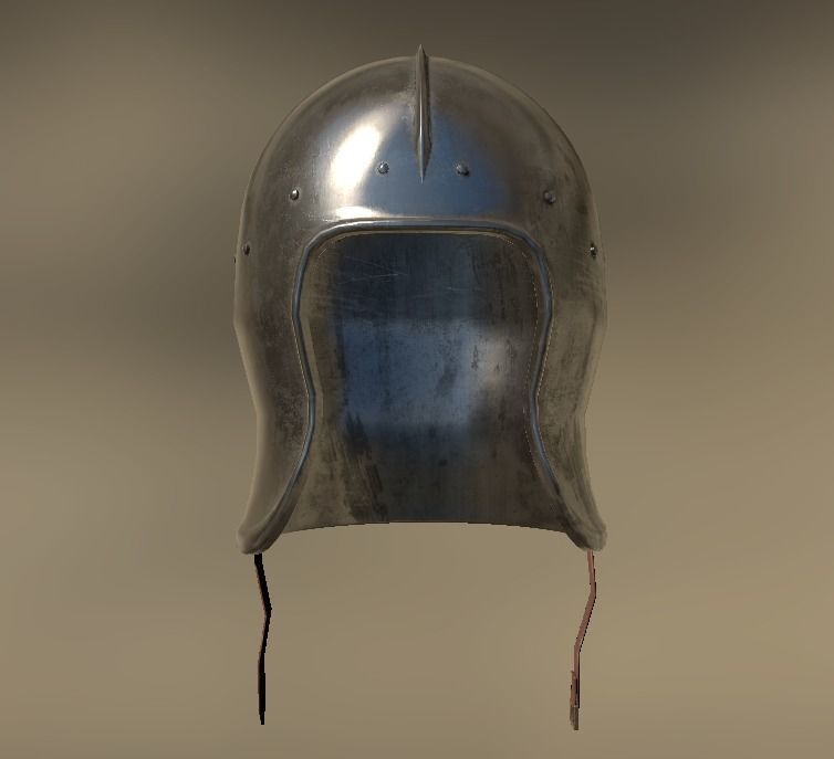 Medieval Helms 3D Model Collection_21