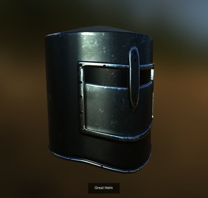 Medieval Helms 3D Model Collection_3