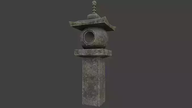 Japanese Stone Lantern 8