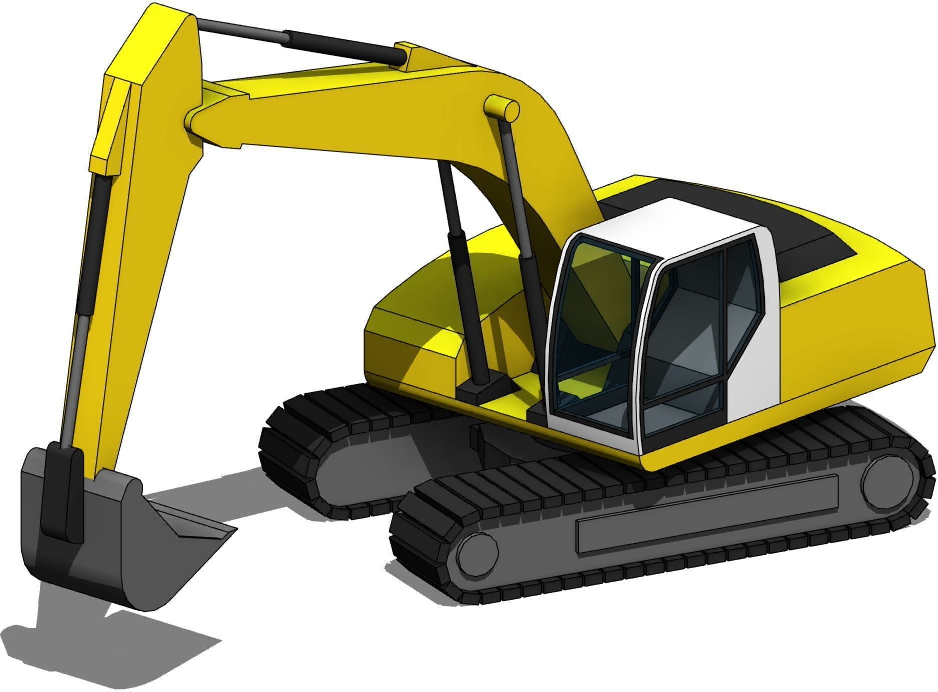 Construction Heavy Equipment Pack - Revit Family Collection 3D model_8