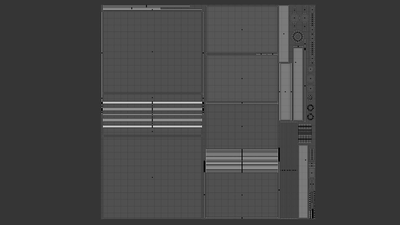 Radiator Heating Low-poly 3D model_4