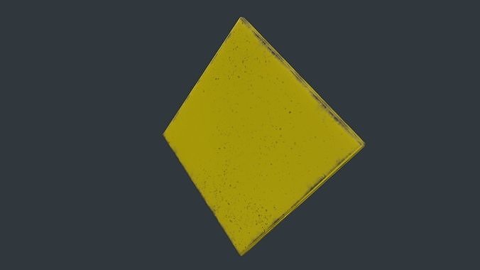 Baby on Board Sign Low-poly 3D model 5