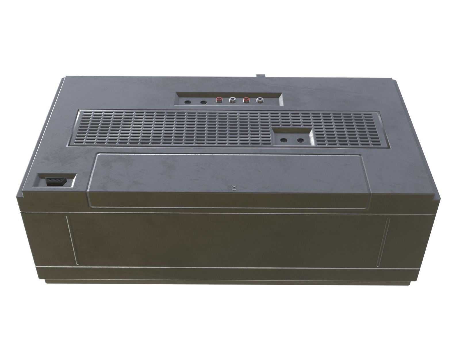 Game-ready Retro Boombox - Unity - HDRP - UE4 Low-poly 3D model_11