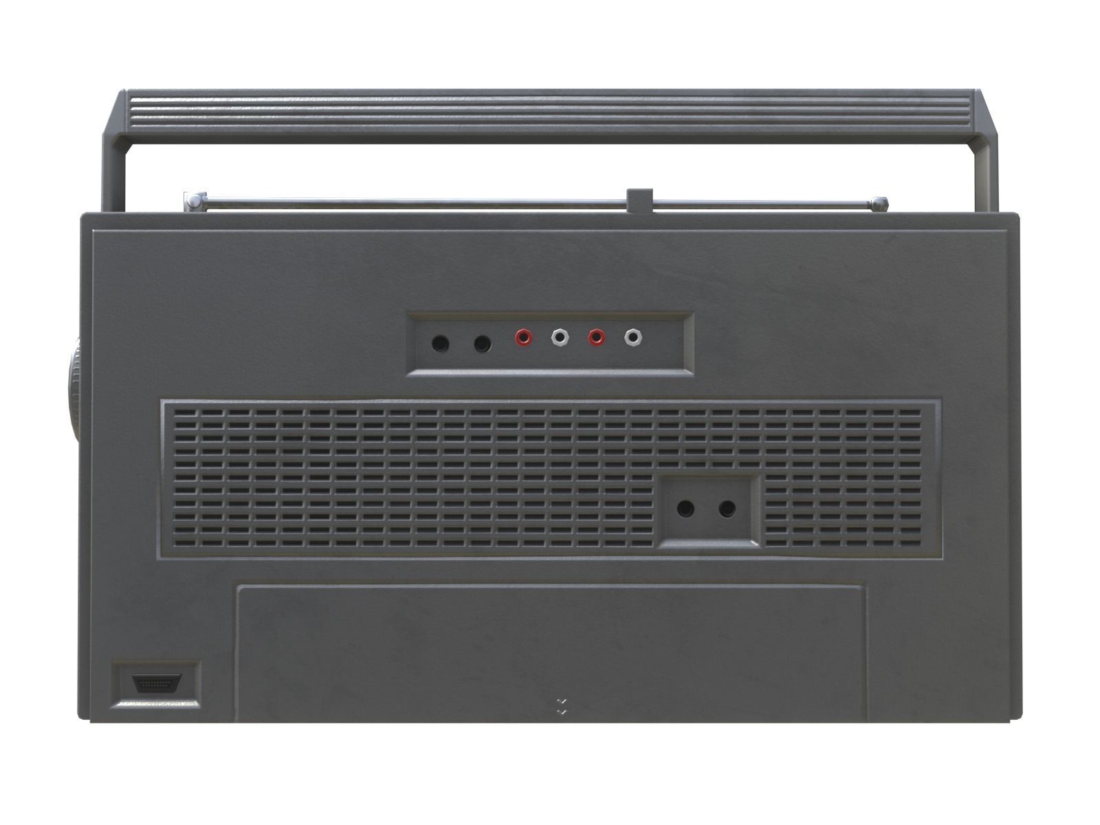 Game-ready Retro Boombox - Unity - HDRP - UE4 Low-poly 3D model_9