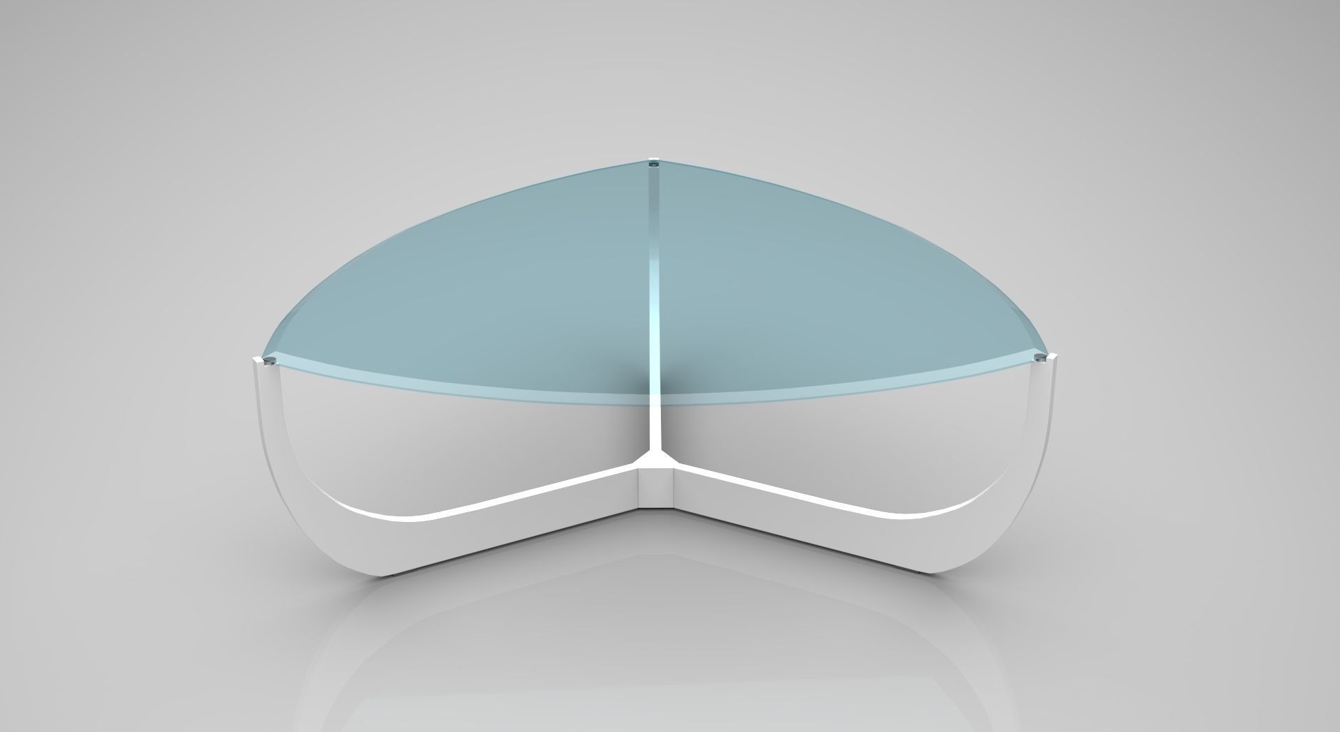 Triangulare coffe table 3D model_3