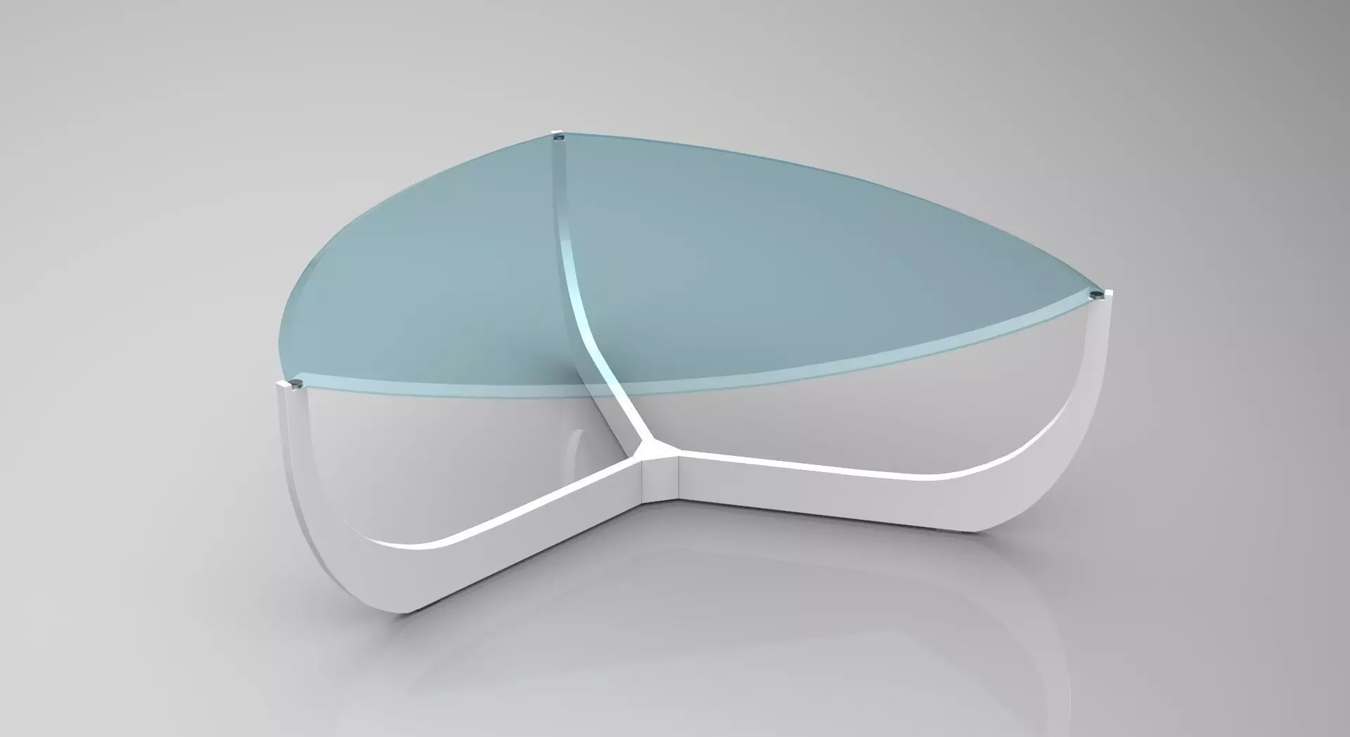 Triangulare coffe table 3D model_0