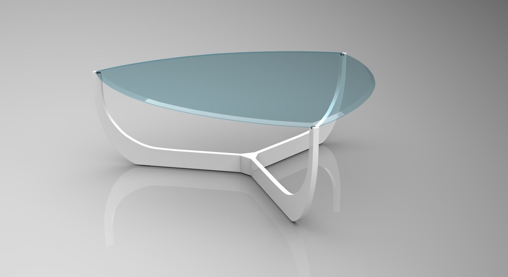 Triangulare coffe table 3D model_1
