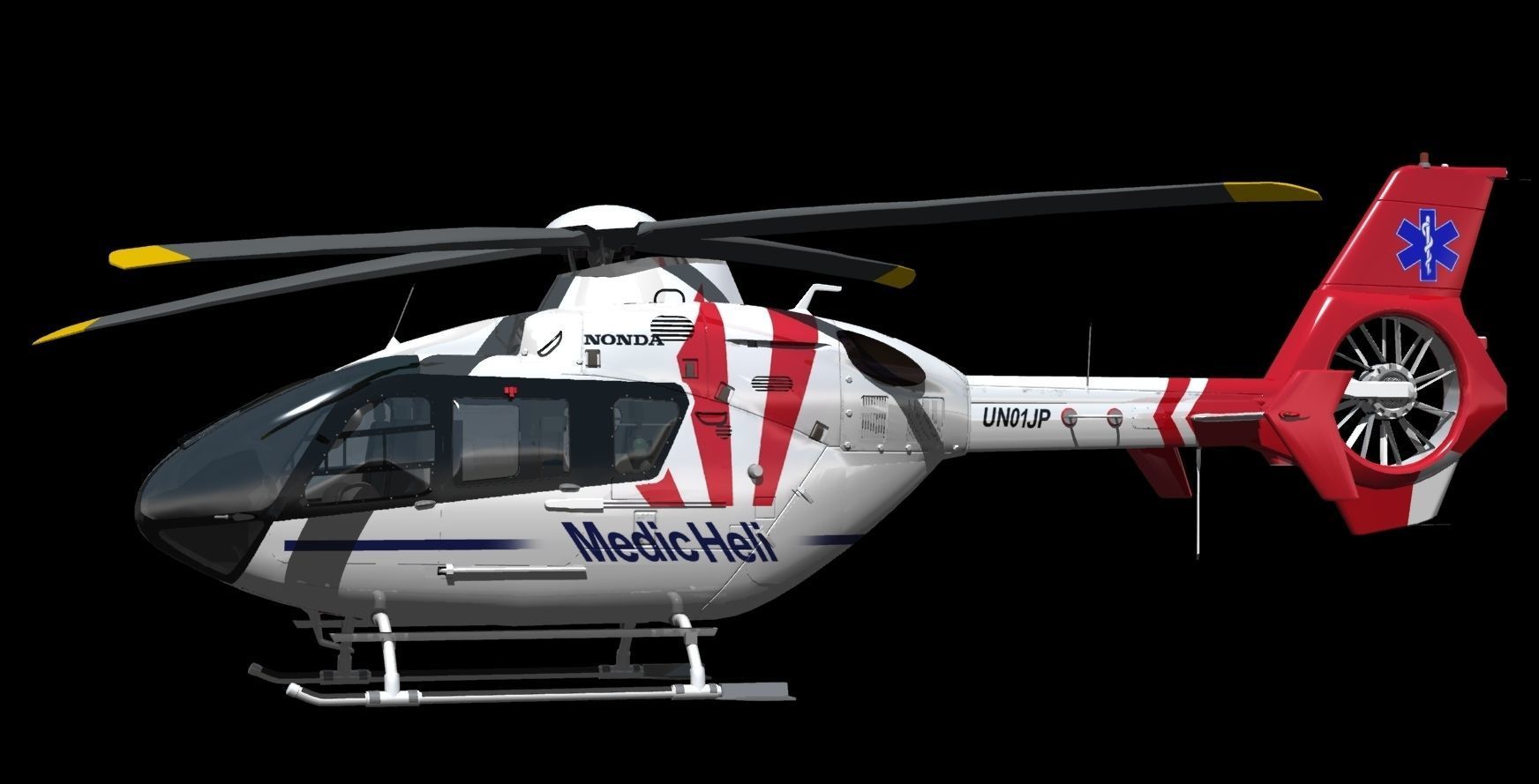 doctor heli JAPAN 3D model_2
