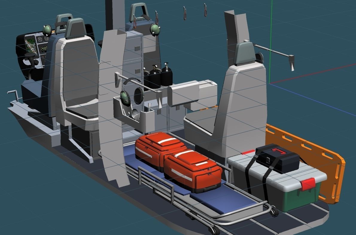 doctor heli JAPAN 3D model_11