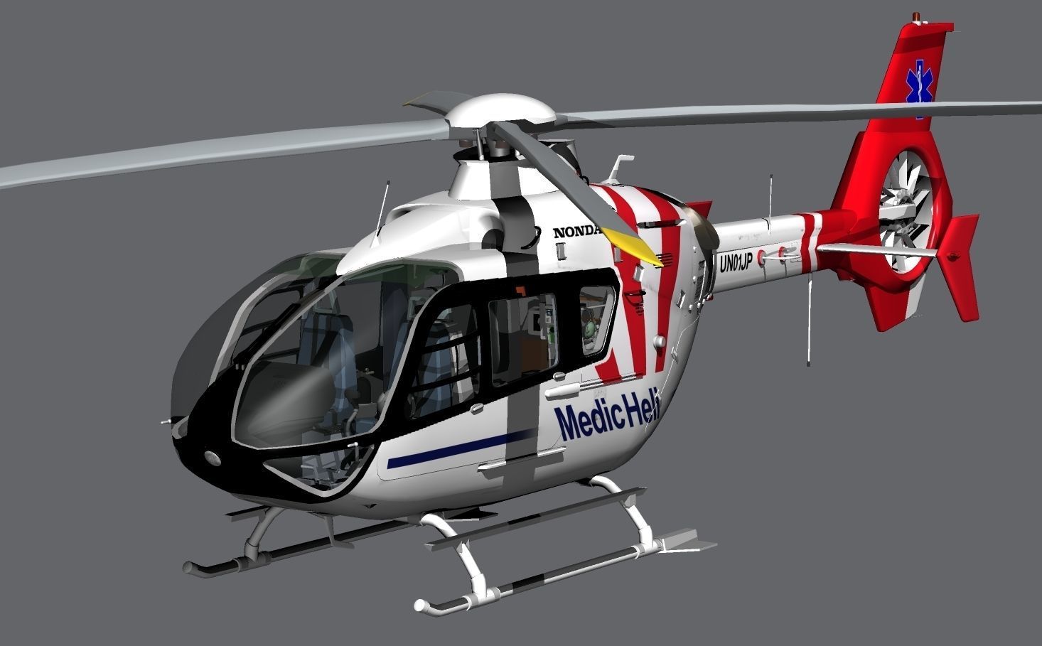 doctor heli JAPAN 3D model_3
