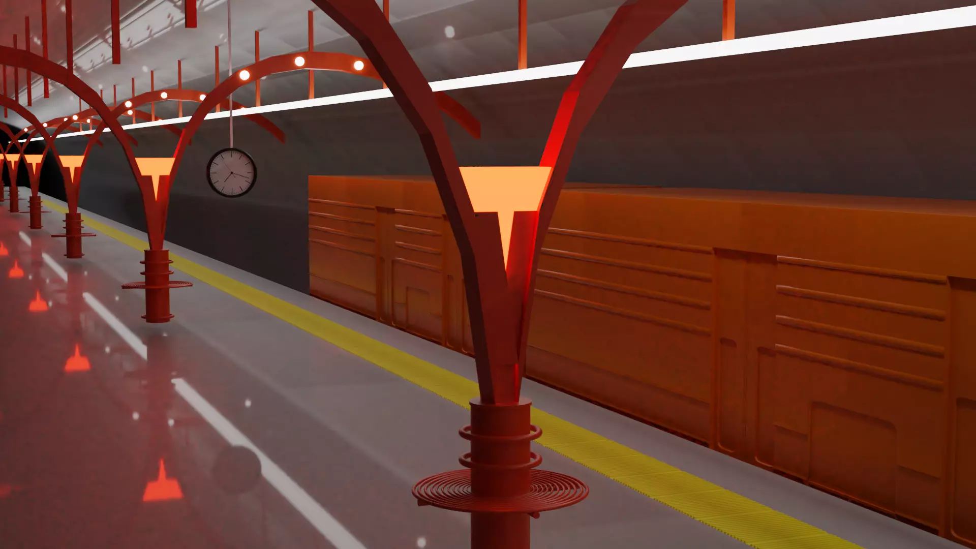 Real Subway in Istanbul 3D model_0