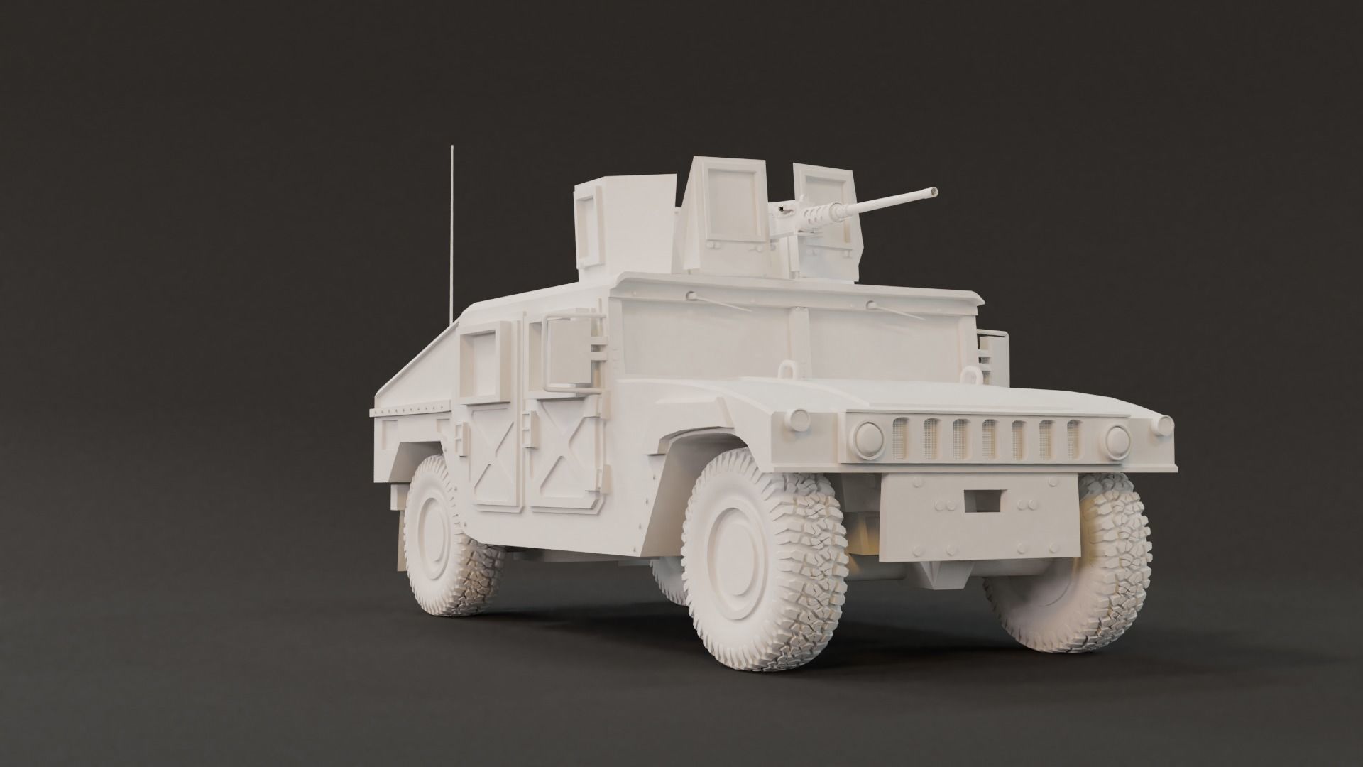 Humvee US 3D model_2