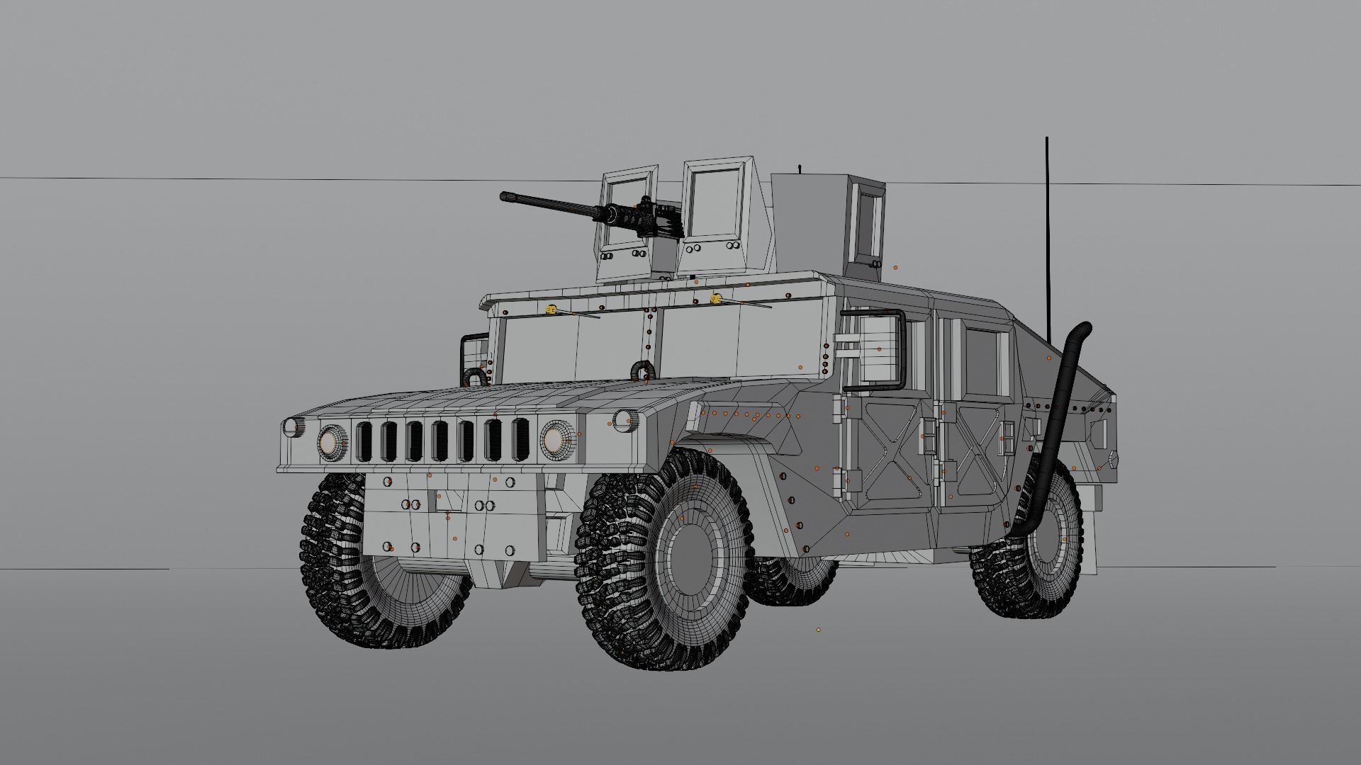 Humvee US 3D model_6