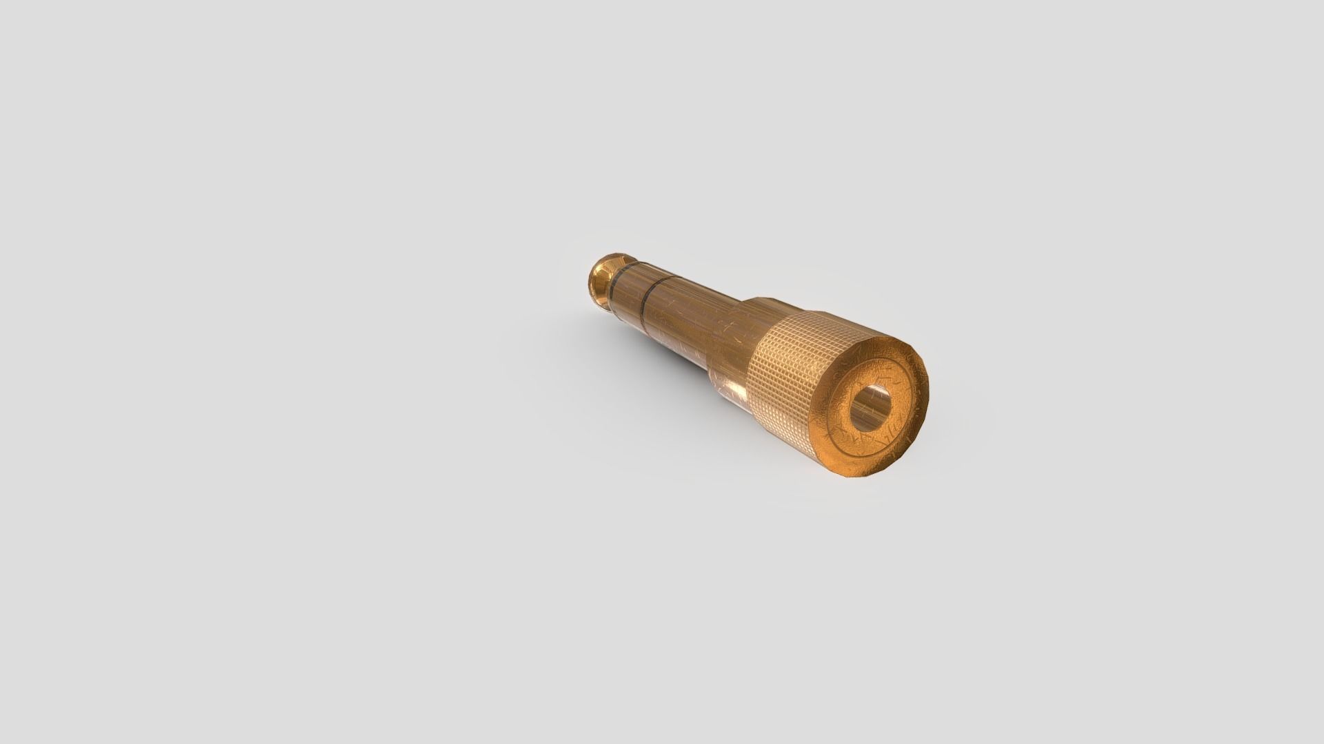 Jack Plug  Converter Low-poly 3D model_8