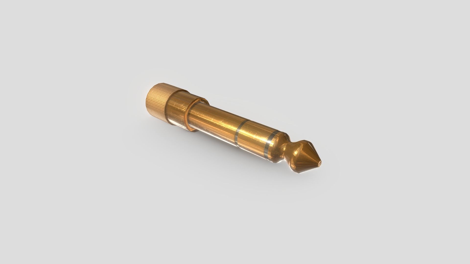 Jack Plug  Converter Low-poly 3D model_11