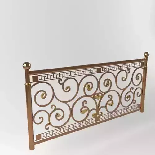 railing 2 ornate metal