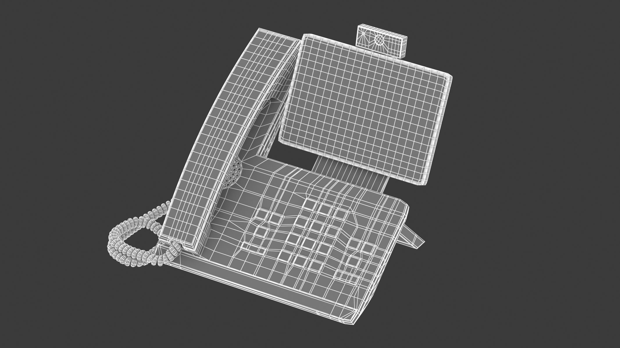 Office Phone 3D model_11