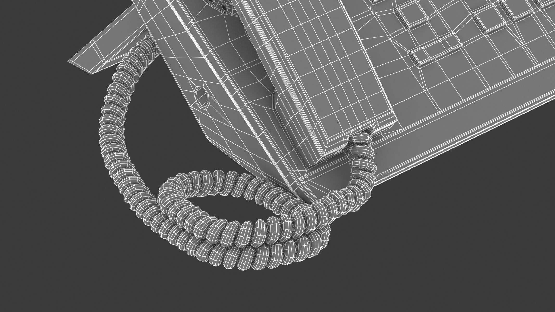 Office Phone 3D model_16