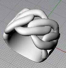 Link ring anillo eslabones  3D print model_1