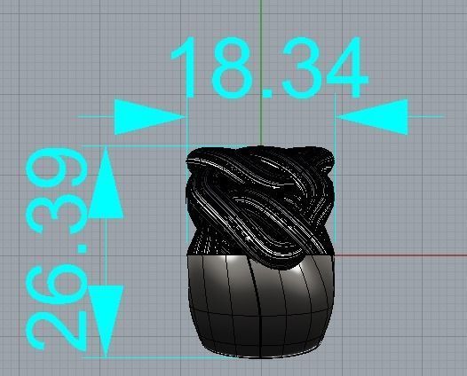 Link ring anillo eslabones  3D print model_2