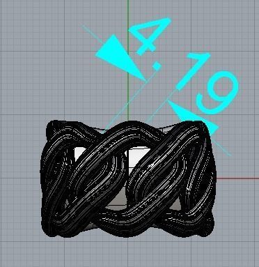 Link ring anillo eslabones  3D print model_4