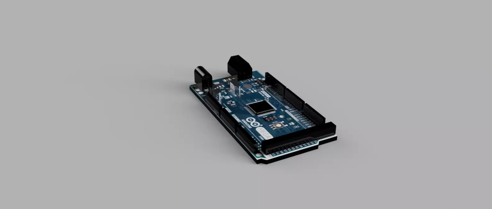 Arduino Mega 2560 Low-poly 3D model_0