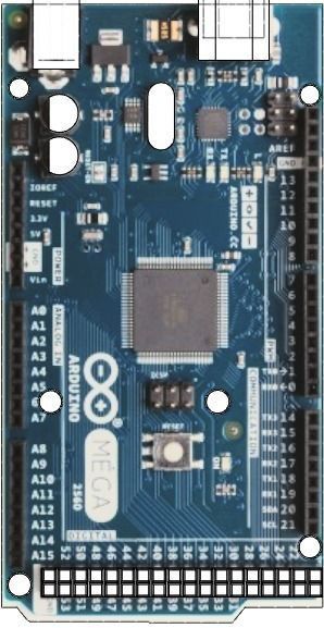 Arduino Mega 2560 Low-poly 3D model_5