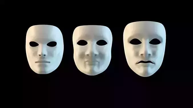 Scare masks 3D model