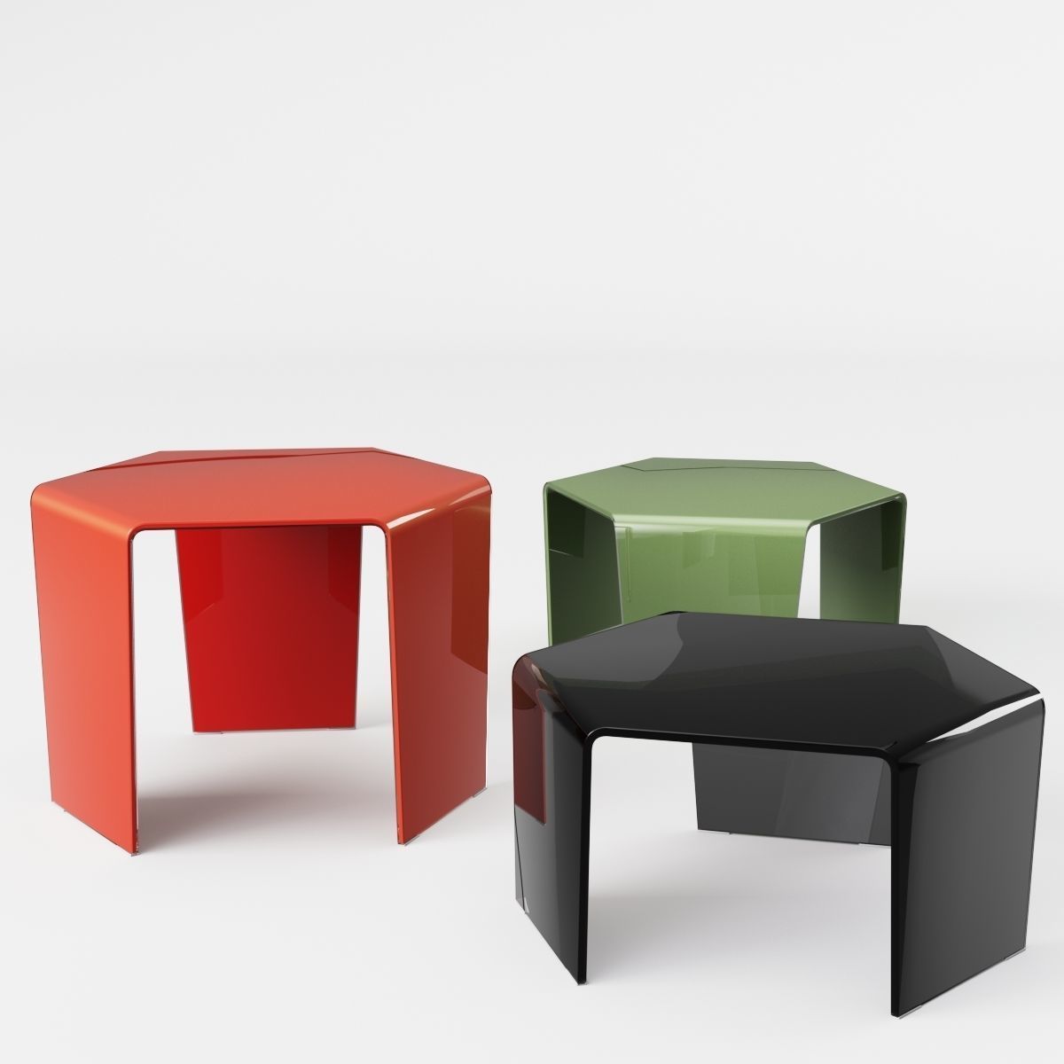 Sovet Italia Coffee Table 3 feet 3D model_2