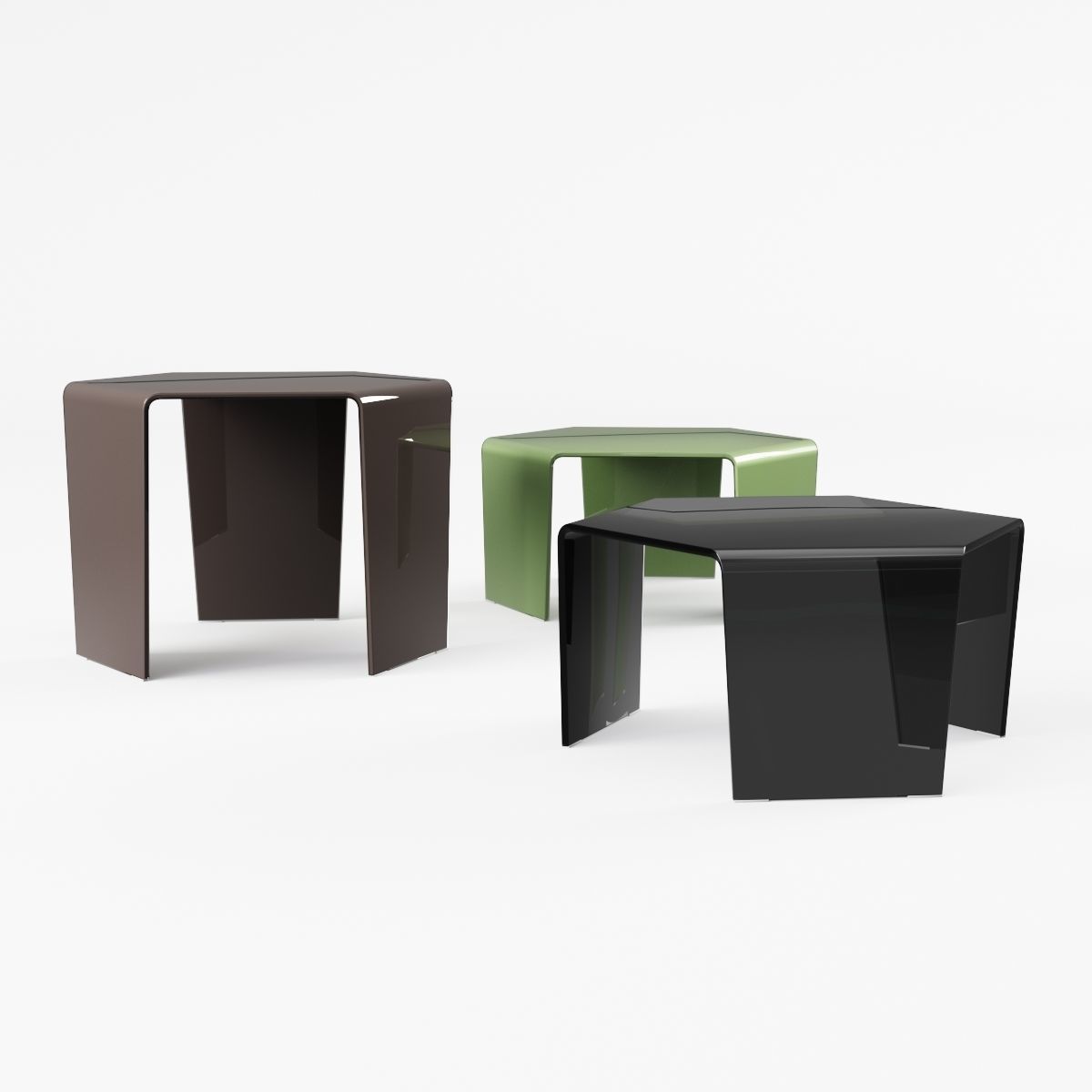 Sovet Italia Coffee Table 3 feet 3D model_1