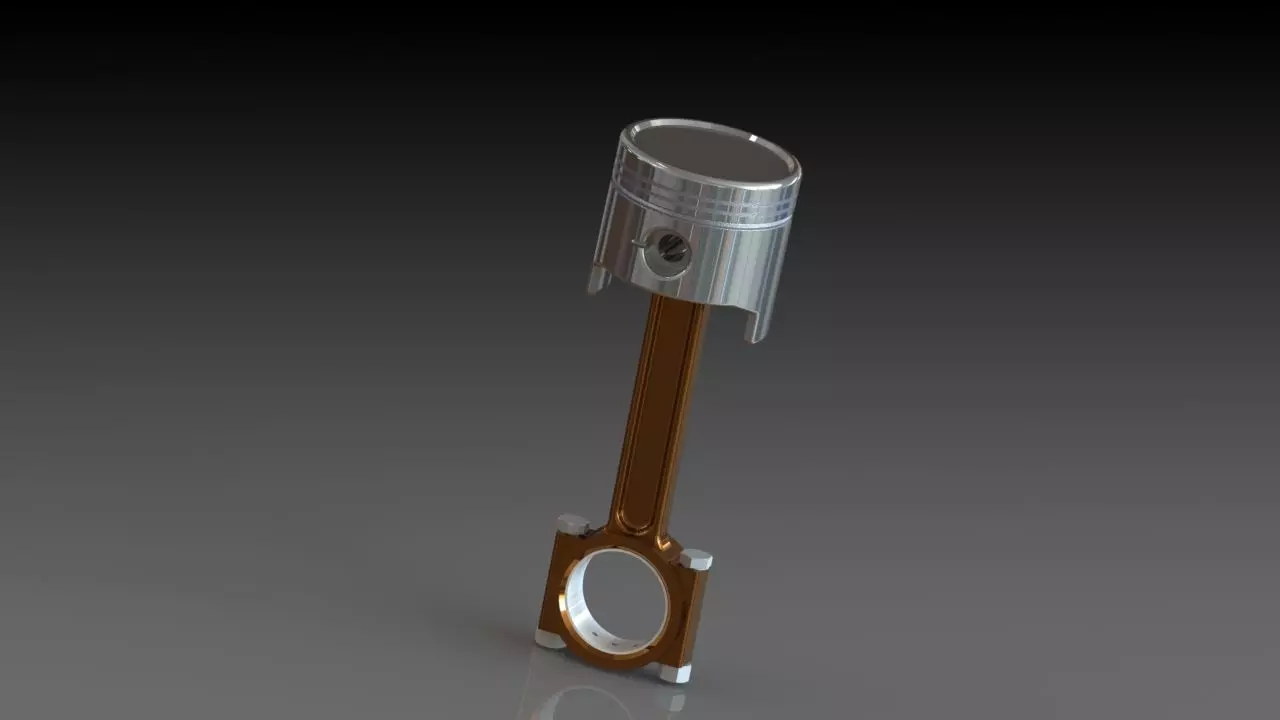 Custom Piston Design 3D model_0