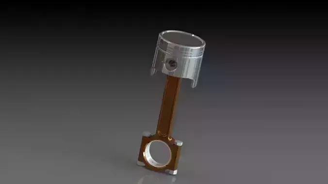 Custom Piston Design 3D model