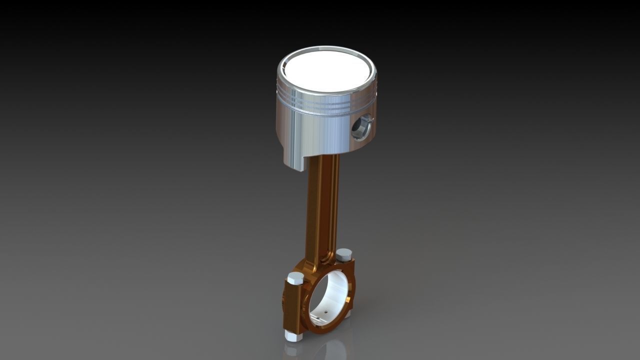 Custom Piston Design 3D model_1