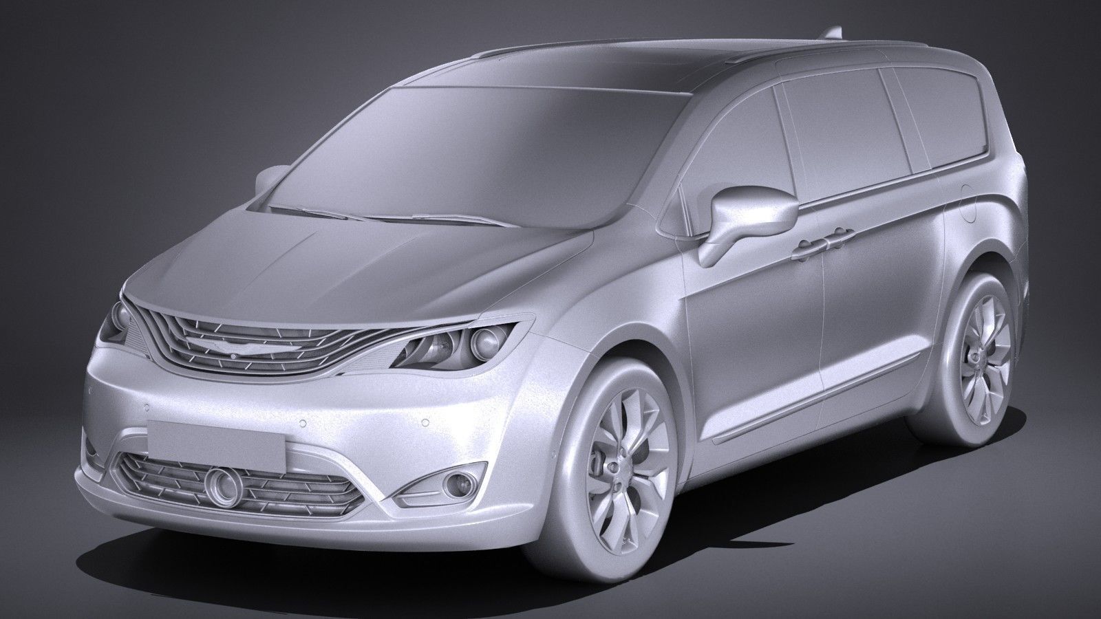 Chrysler Pacifica 2017 MPV 3D model_8