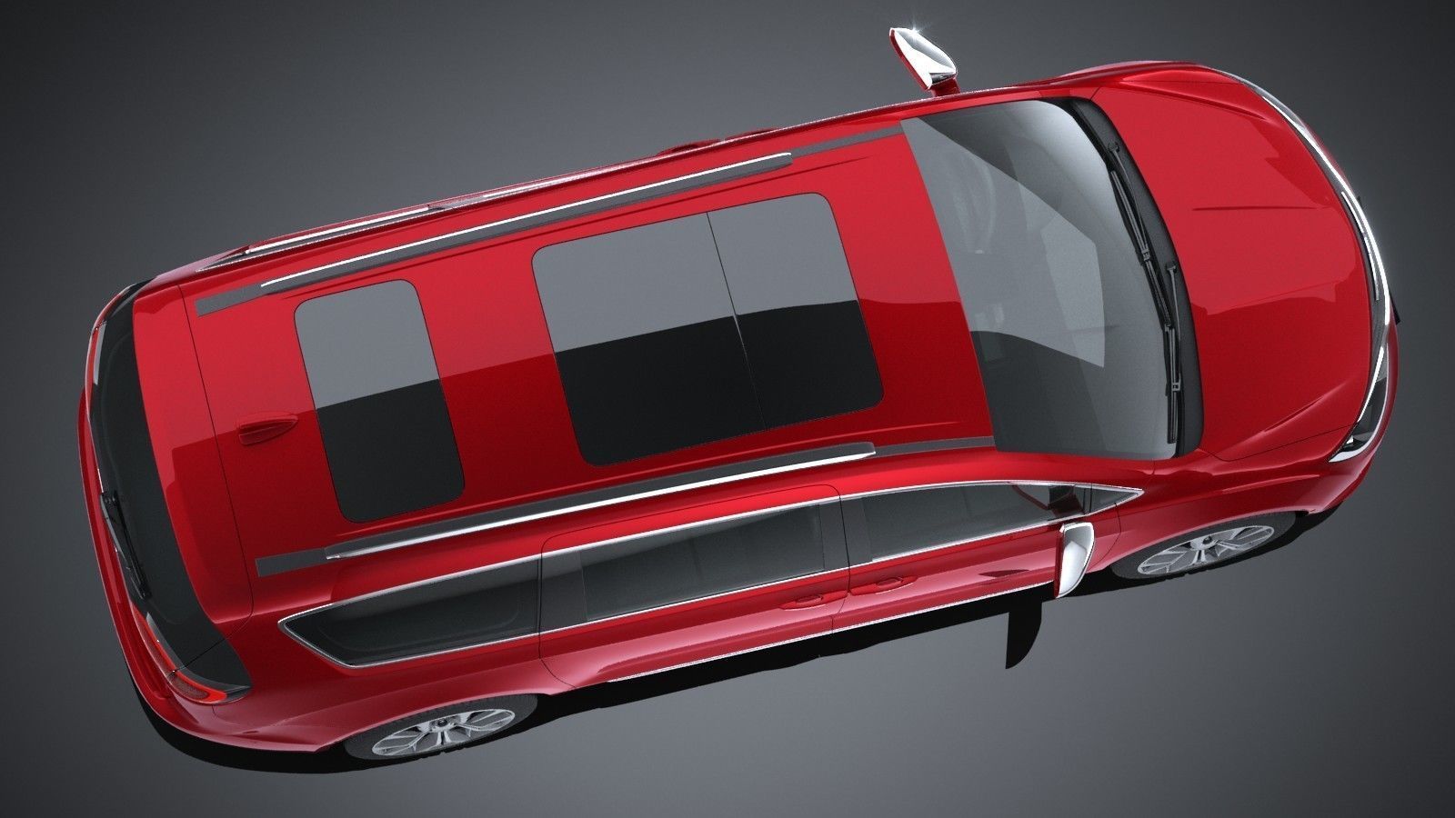 Chrysler Pacifica 2017 MPV 3D model_7