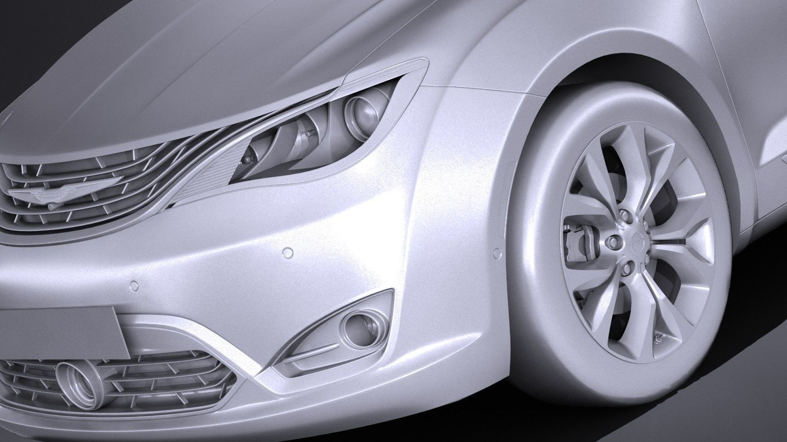 Chrysler Pacifica 2017 MPV 3D model_9