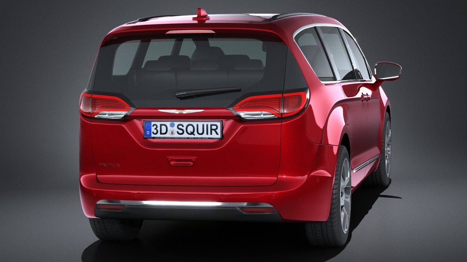 Chrysler Pacifica 2017 MPV 3D model_4