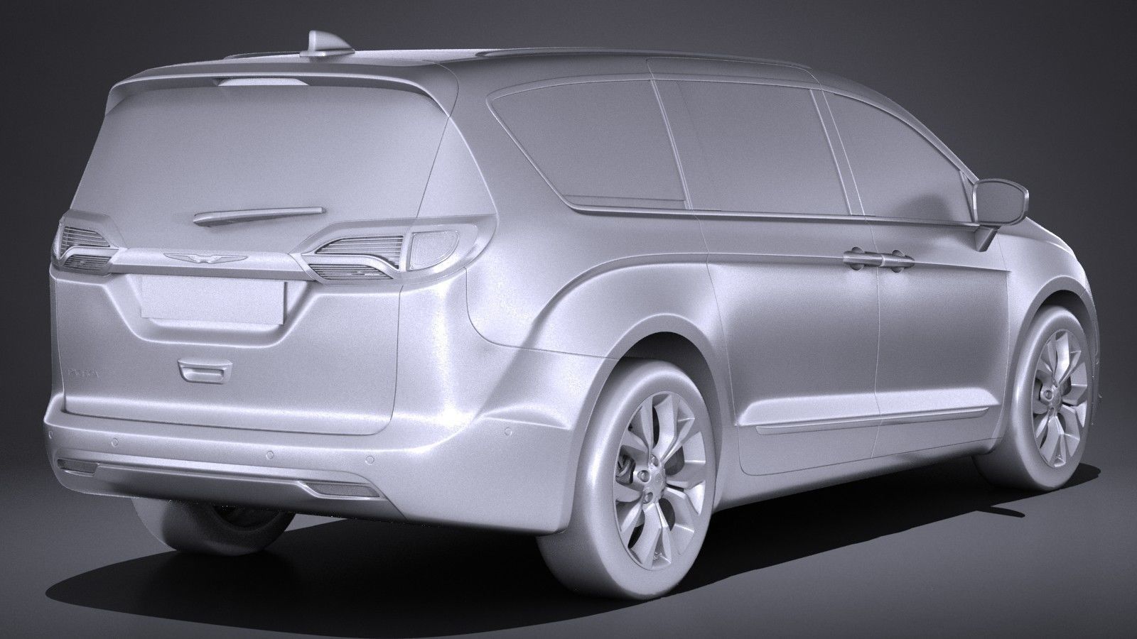 Chrysler Pacifica 2017 MPV 3D model_11