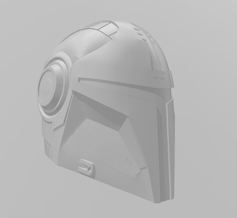 Mandalorian STALK helmet 3D print model_1