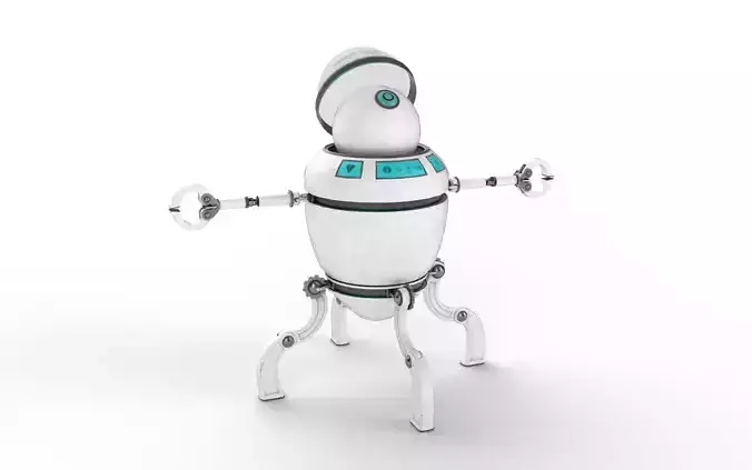 Rob 3000 Low-poly 3D model