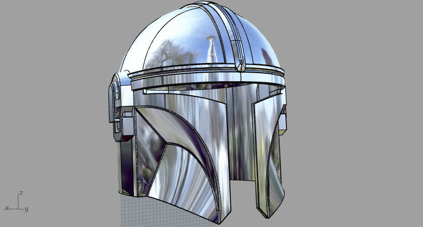 Full Beskar armor from The Mandalorian UPDATED 3D print model_19