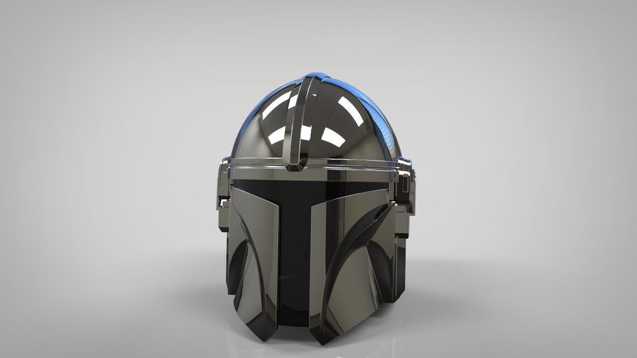 Full Beskar armor from The Mandalorian UPDATED 3D print model_22