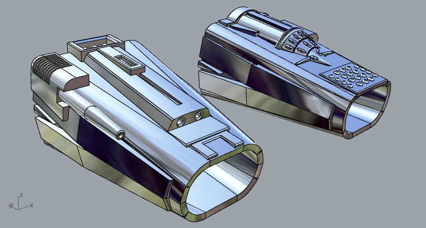 Full Beskar armor from The Mandalorian UPDATED 3D print model_10