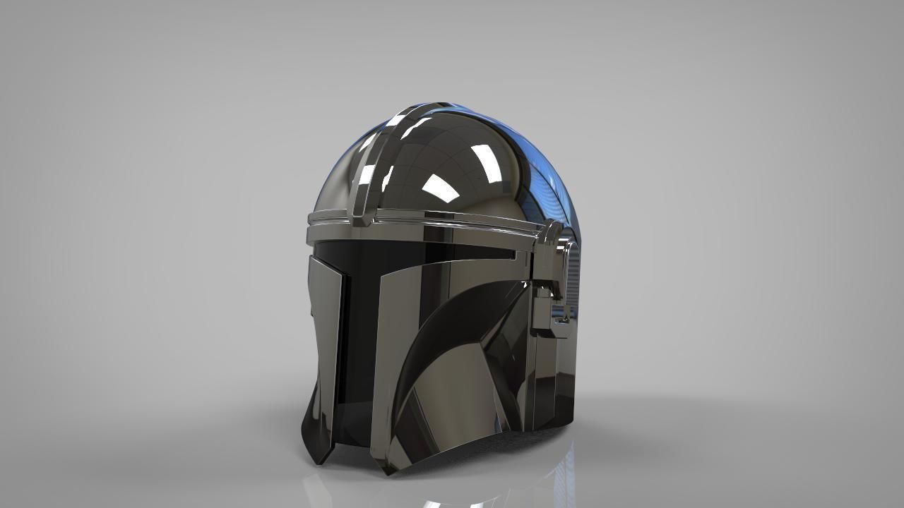 Full Beskar armor from The Mandalorian UPDATED 3D print model_26