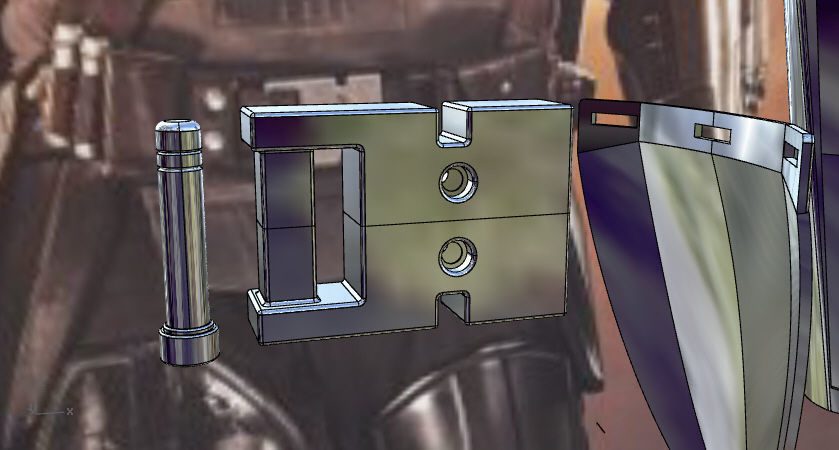 Full Beskar armor from The Mandalorian UPDATED 3D print model_35