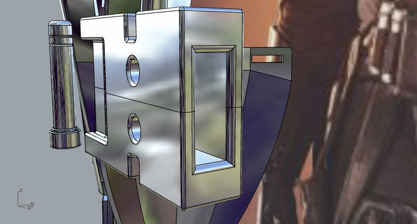 Full Beskar armor from The Mandalorian UPDATED 3D print model_34