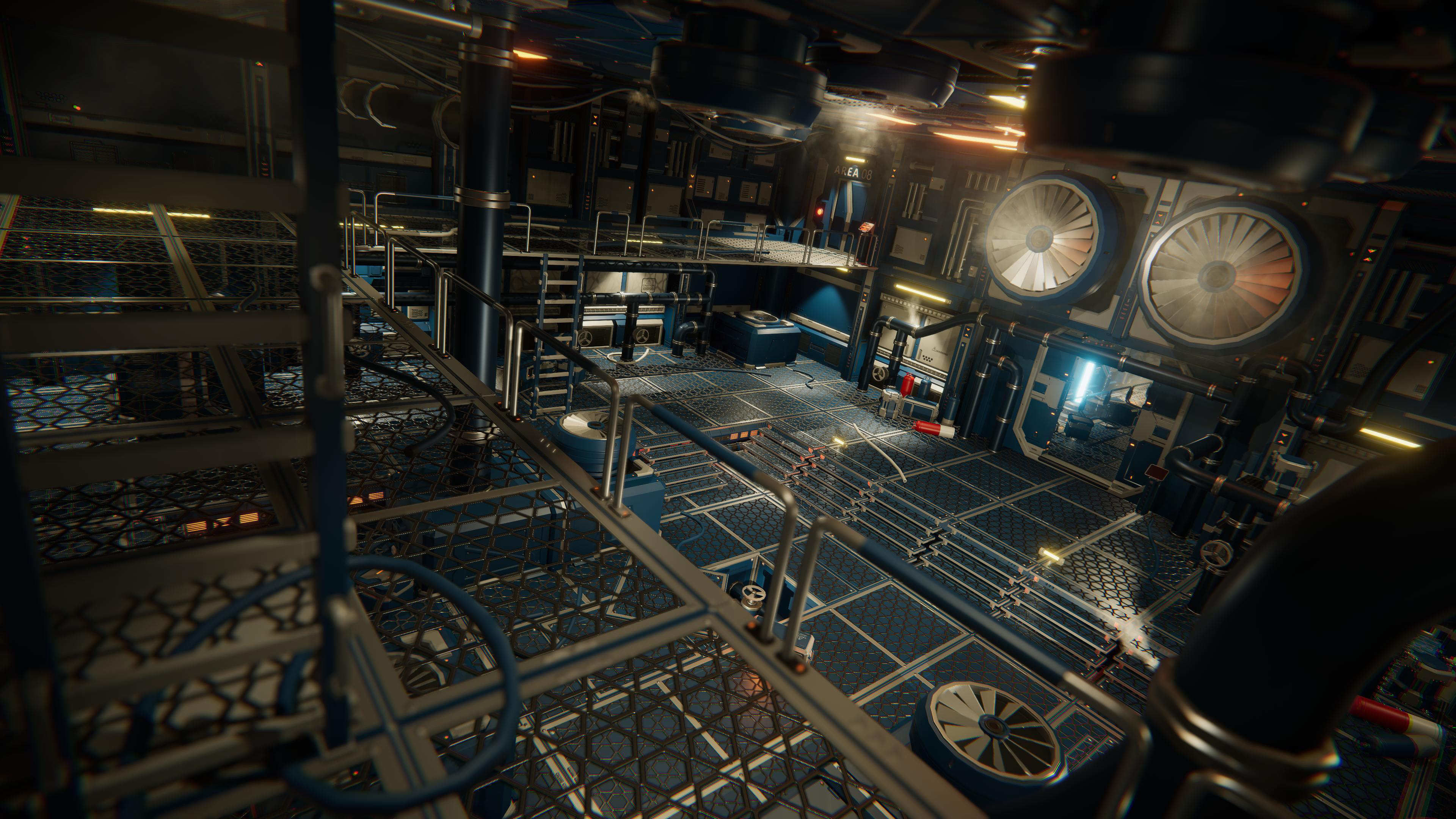 STYLIZED - Sci-Fi Corridor Packs Low-poly 3D model_8